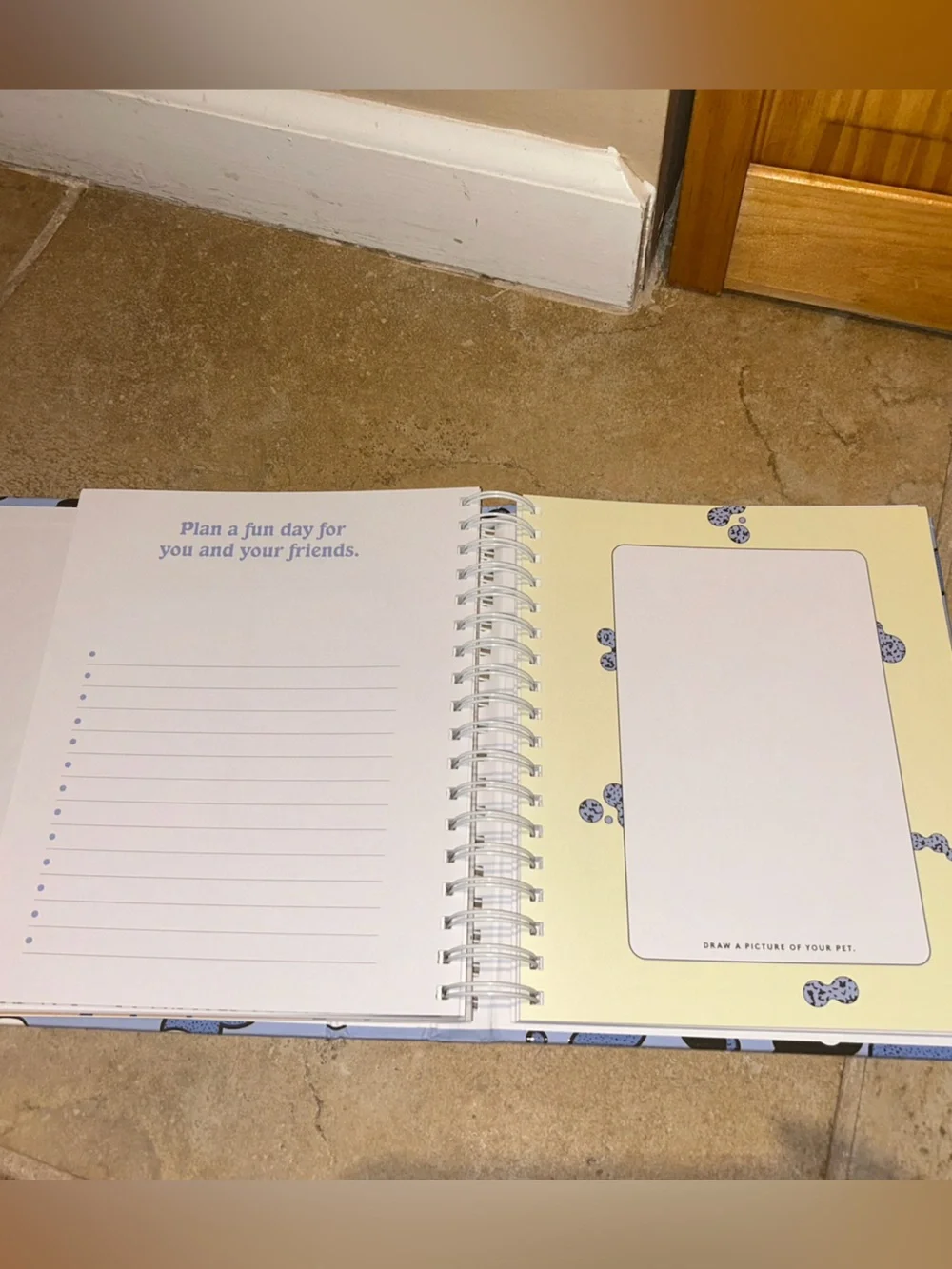 Emma Chamberlain The Ideal Planner - Blue Graphic Hard Cover